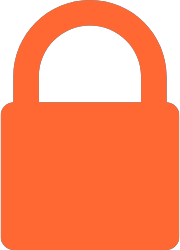 A padlock demonstrating security