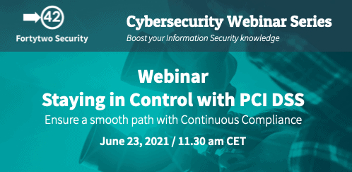 Webinar Staying in Control with PCI DSS with Continuous Compliance